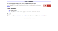 Desktop Screenshot of lukeshu.com