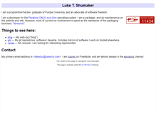 Tablet Screenshot of lukeshu.com